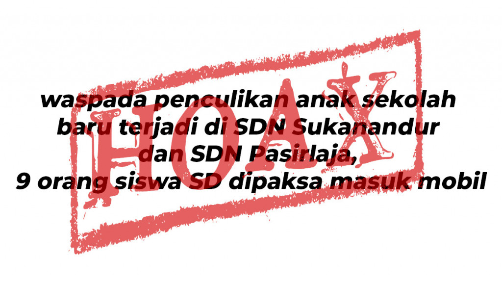 Kapolres Sumedang Pastikan Berita Penculikan Anak SD di Rancakalong Adalah Hoax