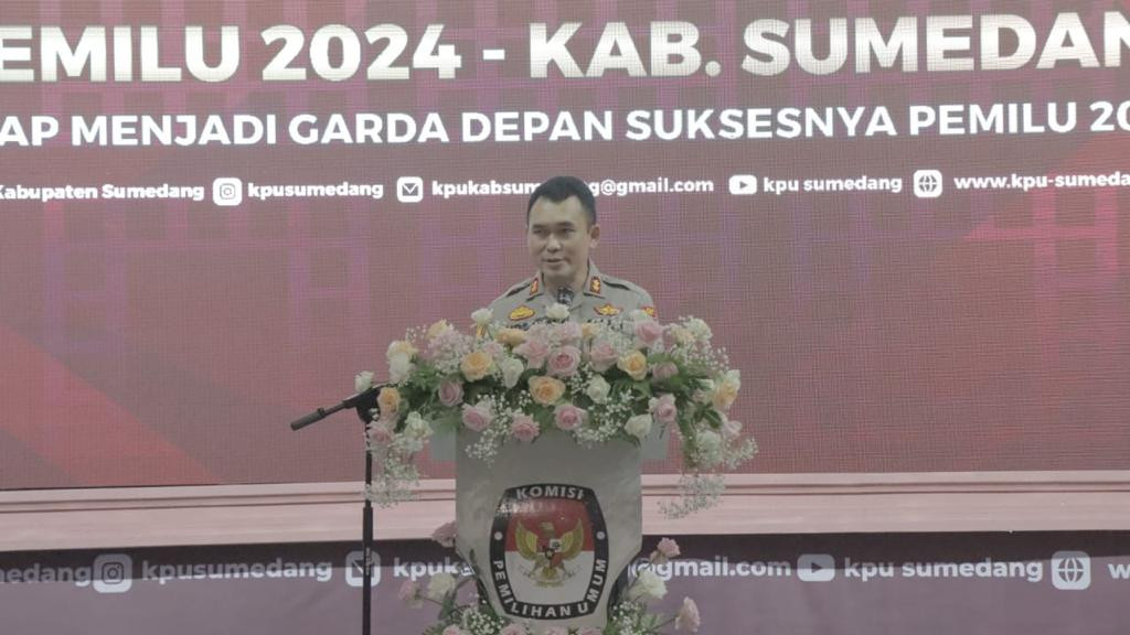 Kapolres Sumedang Hadiri Pelantikan PPS Kabupaten Sumedang 