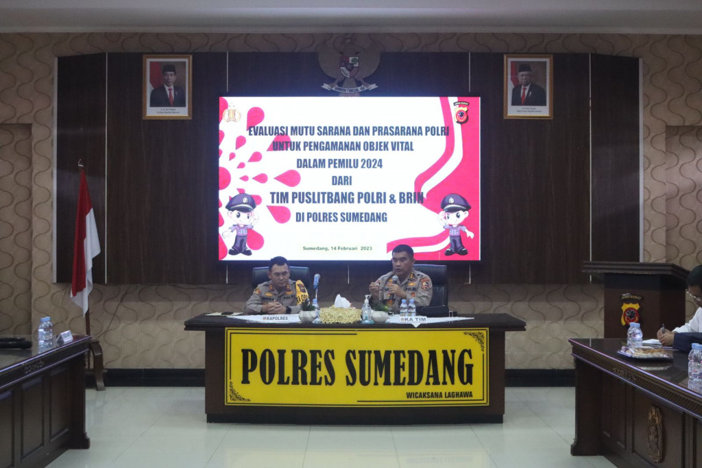 Hadapi Pemilu 2024, Puslitbang Polri Gelar Evaluasi Mutu Sarana dan Prasarana Polri