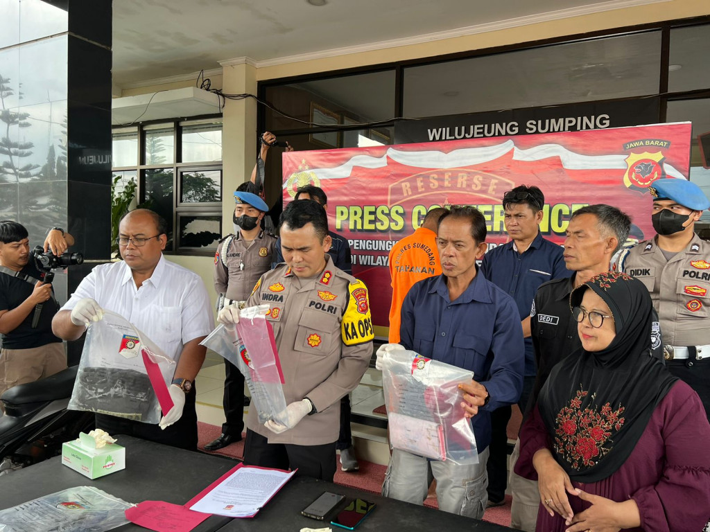 Polres Sumedang Berhasil Ungkap Kasus Pembunuhan Pria di Wilayah Ujungjaya