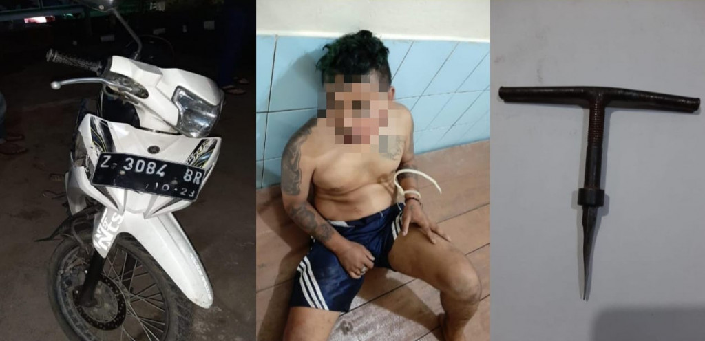 Seorang Warga Jatinangor, Menjadi Pelaku Curanmor Berhasil Diringkus Polres Sumedang