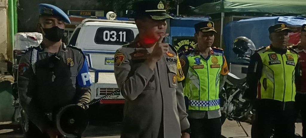 Gelar Razia, Polres Sumedang Amankan Pengendara Moror yang Gunakan Knalpot Bising