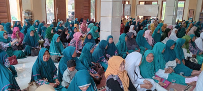 Peringati Isra Miraj 1444H, Bhabinkamtibmas Polsek Tanjungkerta Sampaikan Pesan Kamtibmas