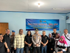 Kapolres Sumedang Hadiri Peringatan HPN 2023 dan HUT PWI ke 77 di GIM Sumedang