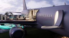 Keren! Pesawat Boeing 737 Disulap Jadi Vila Mewah di Bali