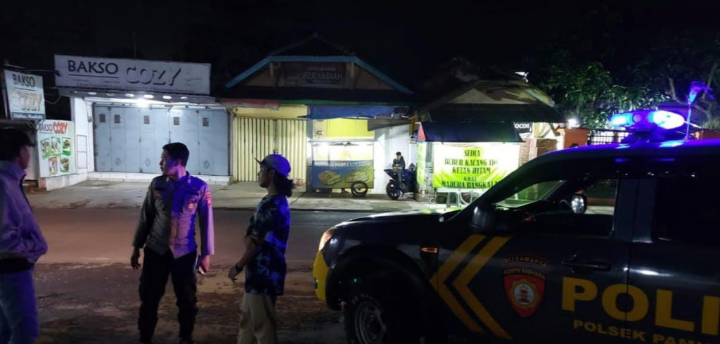 Ciptakan Kamtibmas yang Kondusif, Polsek Pamulihan Laksanakan Patroli Blue Light