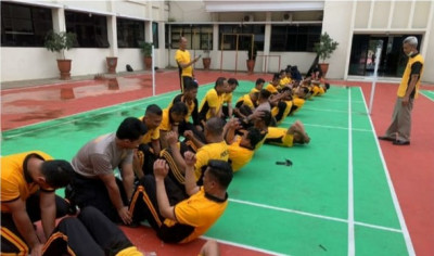Personil Polres Sumedang Ikuti Tes Kesamaptaan Jasmani Berkala