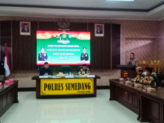 Ciptakan Generasi Muda yang Religius, Polres Sumedang Gelar Lomba MTQ dan Nasyid Asmaul Husna