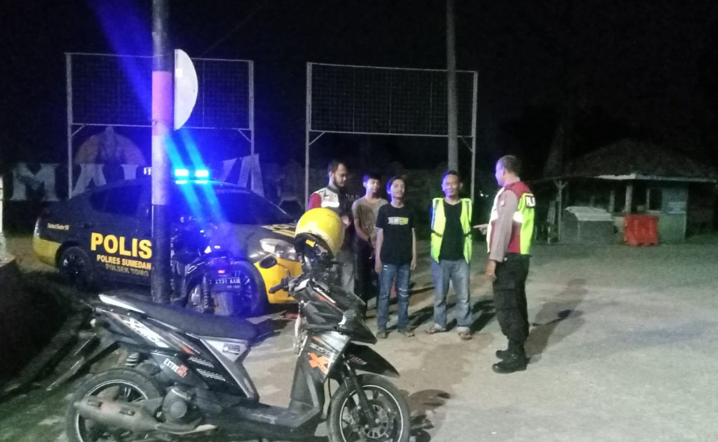 Jaga Kamtibmas Selama Ramadan, Polsek Tomo Tingkatkan Patroli Malam Hari