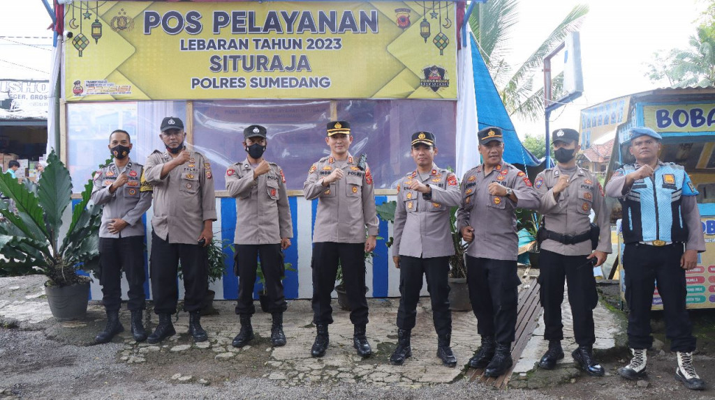 Siapkan Mudik Aman Dan Lancar, Kapolres Sumedang Lakukan Cek Personil Dan Sarpras Pos Pengamanan