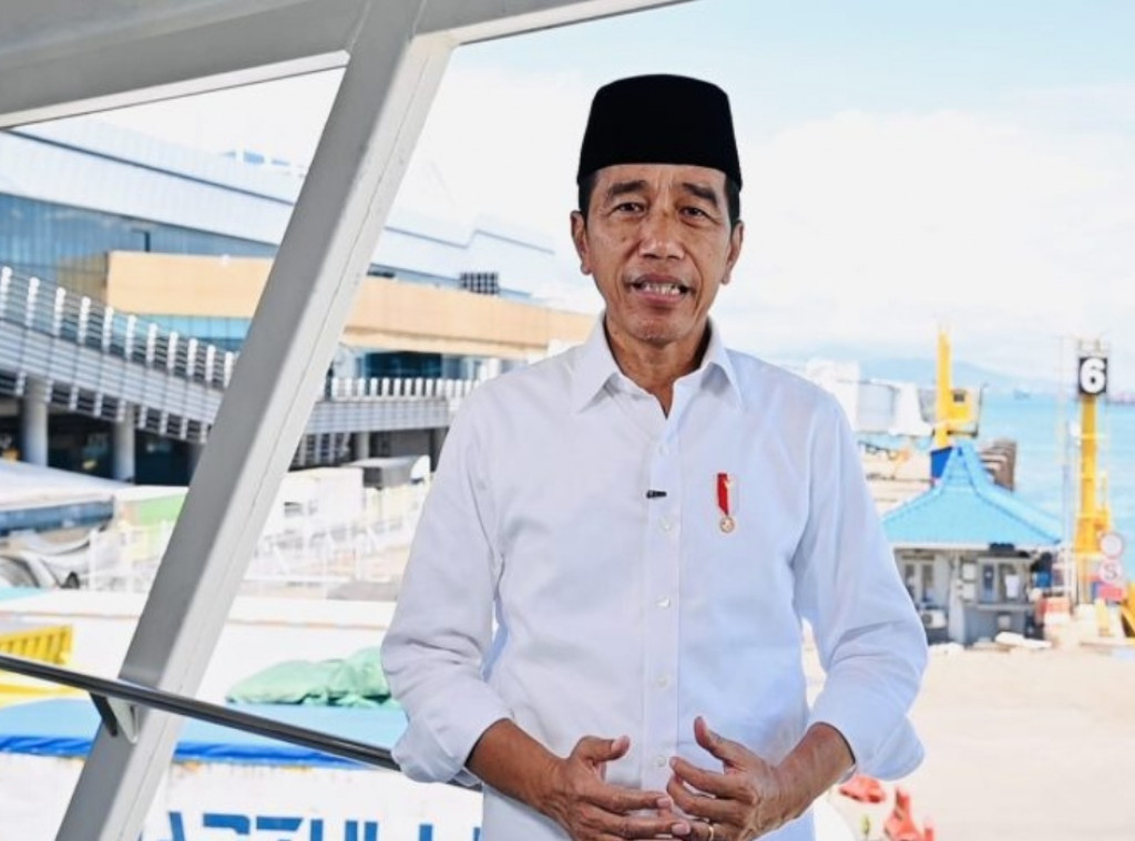 Presiden Jokowi Sampaikan Ucapan Idulfitri 1444 Hijriah