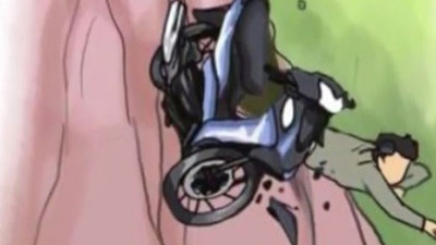 Motor Masuk Jurang Di Cadas Pangeran Sumedang, Korban Kritis