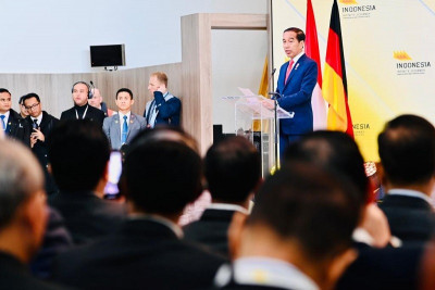 Presiden Jokowi Ajak Jerman Tingkatkan Kemitraan Bisnis Dengan Indonesia