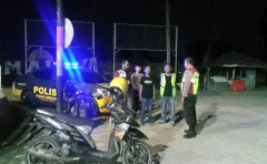 Jaga Kamtibmas Selama Ramadan, Polsek Tomo Tingkatkan Patroli Malam Hari