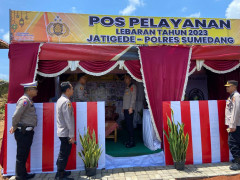 Siapkan Mudik Aman Dan Lancar, Kapolres Sumedang Lakukan Cek Personil Dan Sarpras Pos Pengamanan